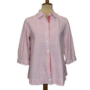 Jill McGowan 94 Portland Astrid Chambray Seersucker Shirt